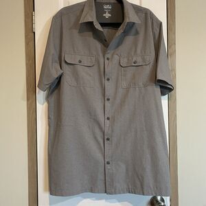 Croft & Barrow XLTall Mens Shirt Vented Comfort Urban Fit Fishing Button Down